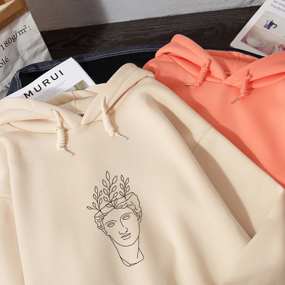 Modern Women Hoodies David Sculpture Design Long Sleeves Drawstring Casual Loose Pullover Women Hooded Tops Korean Hoodie
Modern Women Hoodies David Sculpture Design Long Sleeves Drawstring Casual Loose Pullover Women Hooded Tops Korean Hoodie