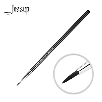 Jessup Eyeliner Brush Professional Makeup Brush Black/Silver Synthetic Bristle Cosmetics Make Up Brush SMALL EYELINER-211
Jessup Eyeliner Brush Professional Makeup Brush Black/Silver Synthetic Bristle Cosmetics Make Up Brush SMALL EYELINER-211