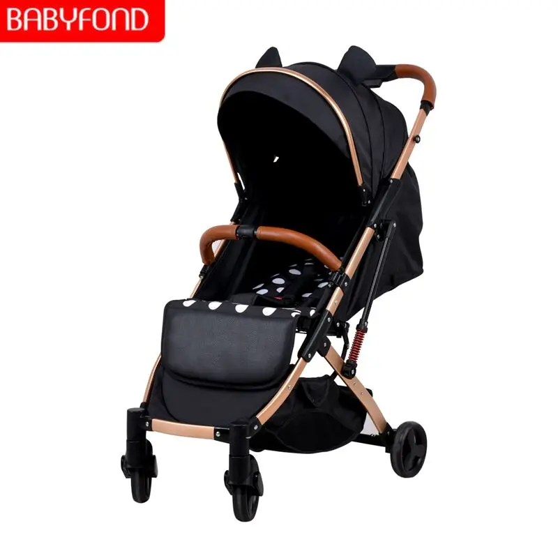 

Normal ship! 5.8kg light baby stroller Portable Umbrella baby carriage sit and lie down Pram Luruxy newborn Travel Car babyfond