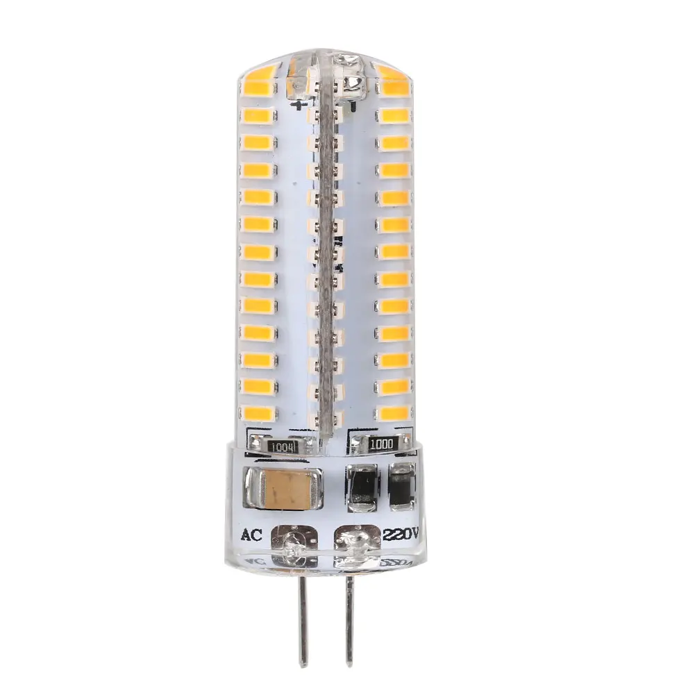 G4 Silicone 104 LED Safe Corn Light Lamp Bulb Home Accessories 3014 104SMD AC 110V/AC 220V
G4 Silicone 104 LED Safe Corn Light Lamp Bulb Home Accessories 3014 104SMD AC 110V/AC 220V