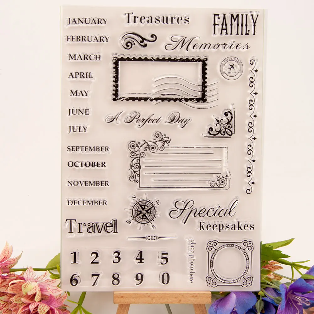 Calendar Month Number Clear Stamps for DIY Scrapbooking Card Making Photo Album Crafts transparent seal Decoration New Stamps
Calendar Month Number Clear Stamps for DIY Scrapbooking Card Making Photo Album Crafts transparent seal Decoration New Stamps