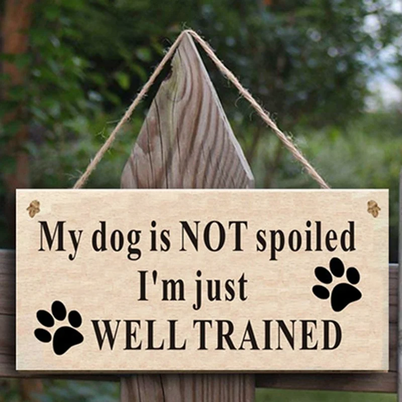 Listing Wood Pet Decoration Dog Lovers Wooden Sign Hanging Warning Doorplate Home Decor
Listing Wood Pet Decoration Dog Lovers Wooden Sign Hanging Warning Doorplate Home Decor