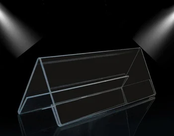 Acrylic Triangle Table Card Double-sided Display Advertising Desk Label Customers Stands Meeting Card Holder
Acrylic Triangle Table Card Double-sided Display Advertising Desk Label Customers Stands Meeting Card Holder