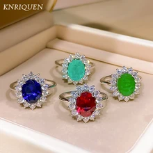 Luxury 925 Sterling Silver 8*10mm Paraiba Tourmaline Sapphire Ruby Emerald Stone Rings for Women Lab Diamond Fine Jewelry Gifts
Luxury 925 Sterling Silver 8*10mm Paraiba Tourmaline Sapphire Ruby Emerald Stone Rings for Women Lab Diamond Fine Jewelry Gifts