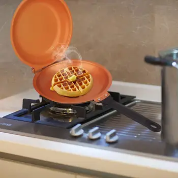 Reversible flip Non-Stick Frying Pan Pancake Egg Cake Maker Machine Kitchenware Pancakes DIY Handmade Bake Pan Baking Machine
Reversible flip Non-Stick Frying Pan Pancake Egg Cake Maker Machine Kitchenware Pancakes DIY Handmade Bake Pan Baking Machine