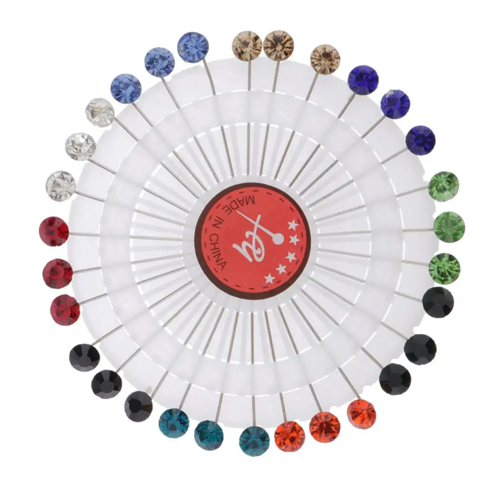 30 Pieces Multicolor Sewing Pins Straight Quilting Rhinestone Head Pins for Christmas and Other Crafts Making
30 Pieces Multicolor Sewing Pins Straight Quilting Rhinestone Head Pins for Christmas and Other Crafts Making