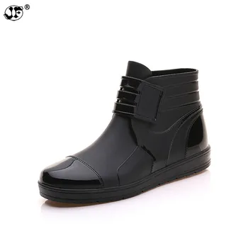Pvc waterproof rain boots waterproof flat with shoes men rain unisex water rubber ankle boots buckle botas 880
Pvc waterproof rain boots waterproof flat with shoes men rain unisex water rubber ankle boots buckle botas 880