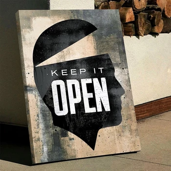 AAHH Text Canvas Painting Keep It Open Motivational Quote Hustle Artwork Wall Canvas Art Decor Wall Art Picture for Home Decor
AAHH Text Canvas Painting Keep It Open Motivational Quote Hustle Artwork Wall Canvas Art Decor Wall Art Picture for Home Decor