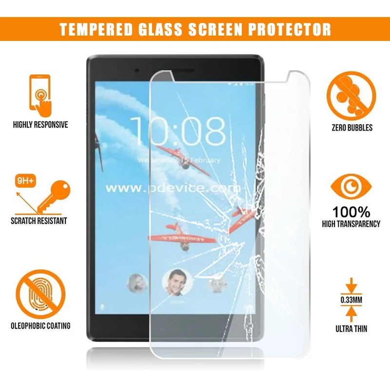 Screen Protector for Lenovo Tab E7 Tablet Tempered Glass 9H Premium Scratch Resistant Anti-fingerprint HD Clear Film Cover
Screen Protector for Lenovo Tab E7 Tablet Tempered Glass 9H Premium Scratch Resistant Anti-fingerprint HD Clear Film Cover