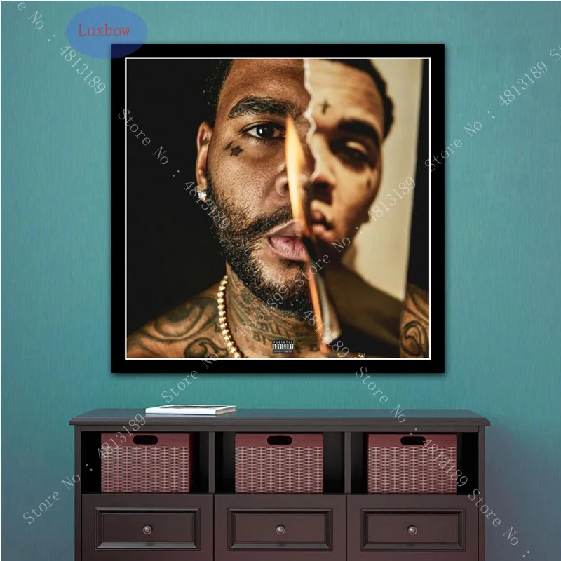 Rap Music Singer Star Kevin Gates Art Album Painting Poster Prints Canvas Wall Pictures For Living Room Home Decor | Дом и сад