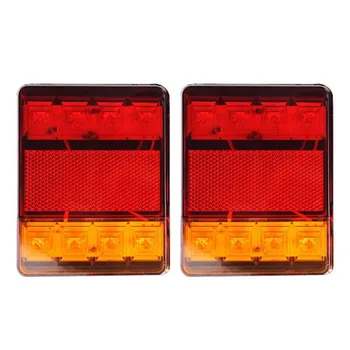 2PCS DC12V 8LED Tail Light For Most Truck Trailers Caravans Campers BusesAmber + Red Rust-Proof Shock Resistant
2PCS DC12V 8LED Tail Light For Most Truck Trailers Caravans Campers BusesAmber + Red Rust-Proof Shock Resistant