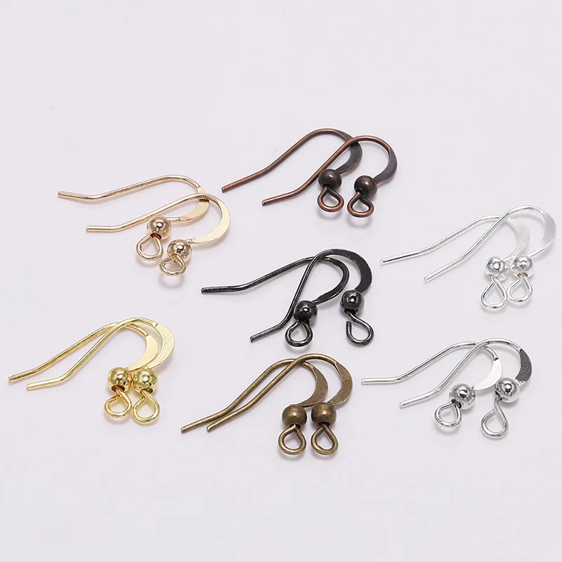 100Pcs 15x17mm DIY Earring Components Hooks Twist Gold Bronze Ear Hook Clasps Earring Wires Findings For Jewelry Making Supplies
100Pcs 15x17mm DIY Earring Components Hooks Twist Gold Bronze Ear Hook Clasps Earring Wires Findings For Jewelry Making Supplies