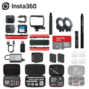 Insta360 ONE R Twin Editon sports Action Camera 5.7K 360 4K wide angle waterproof video camera 1 inch Lens Mod
Insta360 ONE R Twin Editon sports Action Camera 5.7K 360 4K wide angle waterproof video camera 1 inch Lens Mod