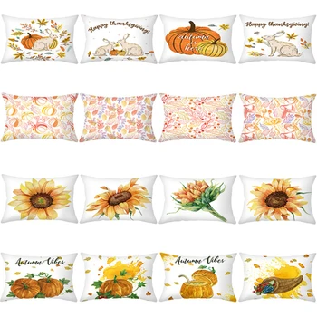 Thanksgiving Day Pillow Case Pumpkin Sunflower Maple Leaf Decorative Cushion Cover Autumn Fall Throw Pillow Farmhouse Home Decor
Thanksgiving Day Pillow Case Pumpkin Sunflower Maple Leaf Decorative Cushion Cover Autumn Fall Throw Pillow Farmhouse Home Decor