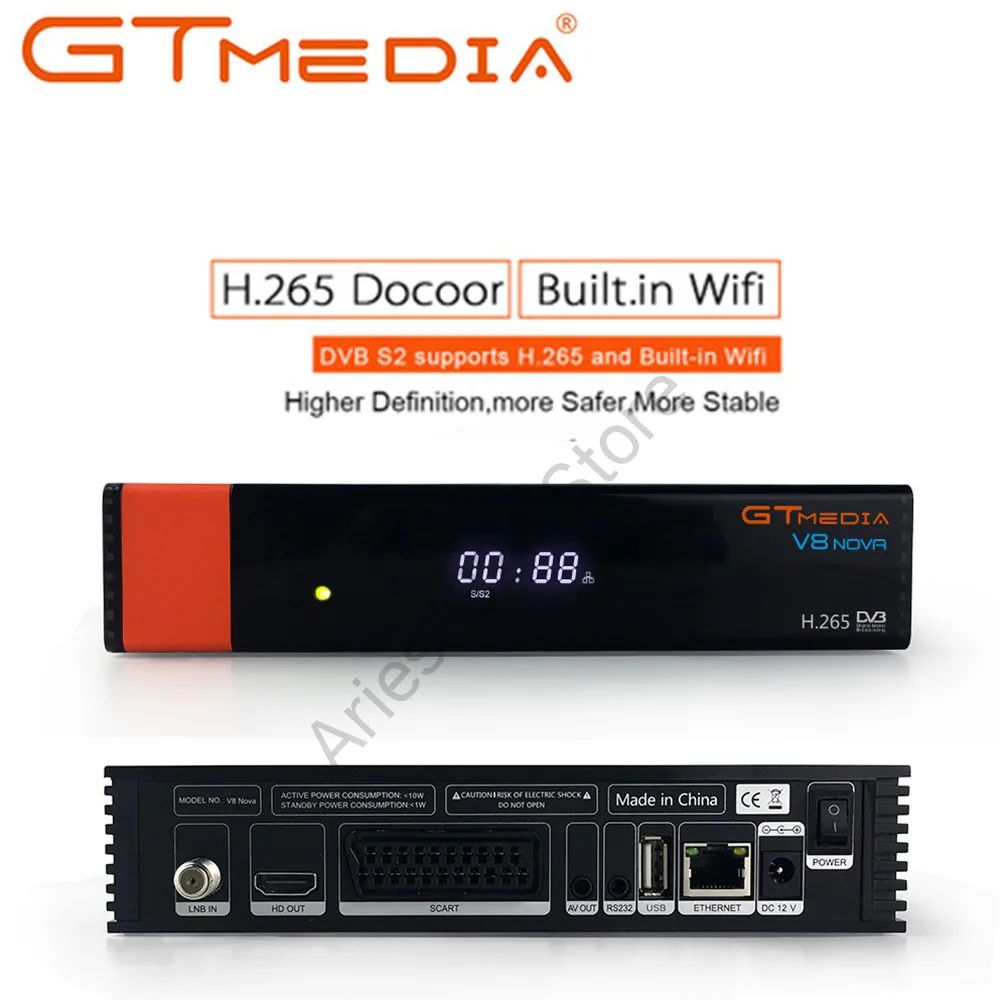 Gtmedia v8 nova Full hd DVB-S2 satellite receiver upgrade form freesat v8 honor support h.265 built-in wifi europa cline tv box
Gtmedia v8 nova Full hd DVB-S2 satellite receiver upgrade form freesat v8 honor support h.265 built-in wifi europa cline tv box