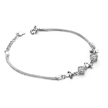 Girl charm 925 sterling silver bracelet zircon pendant flashing bracelet solid silver bracelet birthday gift jewelry accessories
Girl charm 925 sterling silver bracelet zircon pendant flashing bracelet solid silver bracelet birthday gift jewelry accessories