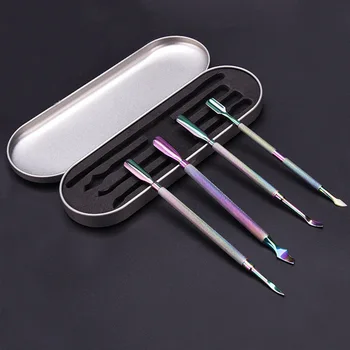 CHNRJML 4Pcs/set Dual-ended Rainbow Stainless Steel Nail Cuticle Pusher Nipper Dead Skin Push Remove Manicure Nail Pedicure Tool
CHNRJML 4Pcs/set Dual-ended Rainbow Stainless Steel Nail Cuticle Pusher Nipper Dead Skin Push Remove Manicure Nail Pedicure Tool