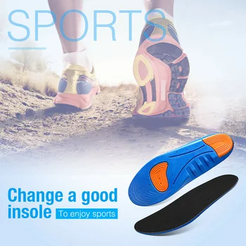 Unisex Shock Absorption Running Shoe Pad Sport Arch Support Orthotic Insoles blue 
Unisex Shock Absorption Running Shoe Pad Sport Arch Support Orthotic Insoles blue