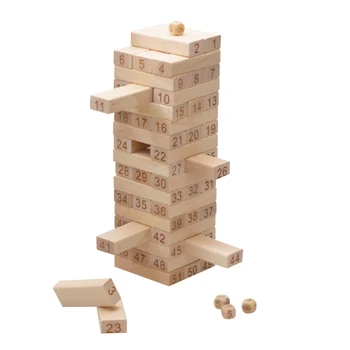 51pcs Children Number Toppling Building Blocks DIY 3D Wooden Stacking Tower Educational Toys Preschool Creative Blocks
51pcs Children Number Toppling Building Blocks DIY 3D Wooden Stacking Tower Educational Toys Preschool Creative Blocks