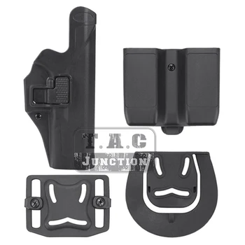 Tactical Right Hand Paddle Belt Loop Pistol Holster Serpa Level 2 Auto Lock Duty Pistol Case w/ Mag Pouch For Glock 17 19 22 23
Tactical Right Hand Paddle Belt Loop Pistol Holster Serpa Level 2 Auto Lock Duty Pistol Case w/ Mag Pouch For Glock 17 19 22 23