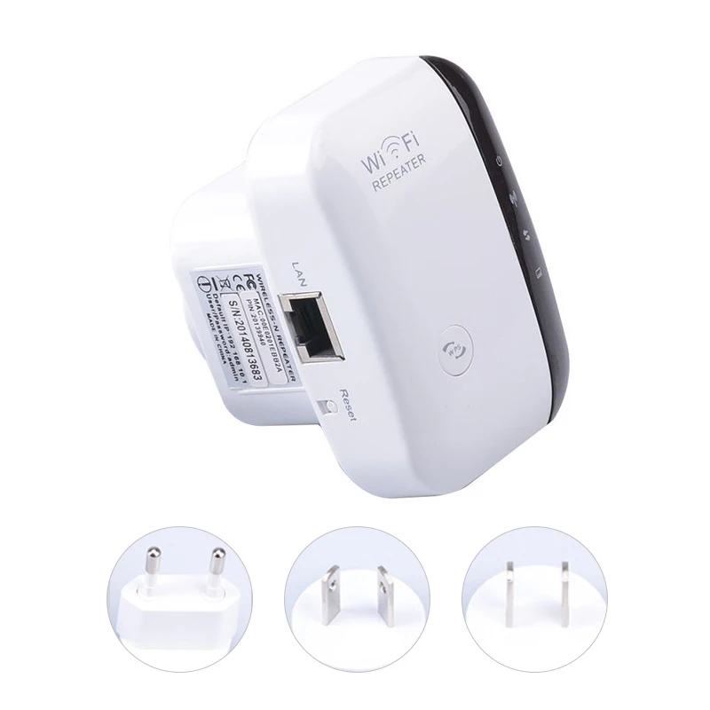 

Wireless-N Wifi Repeater 802.11n/b/g Network Wi Fi Routers 300Mbps Range Expander Signal Booster Extender WIFI Ap Wps Encryption