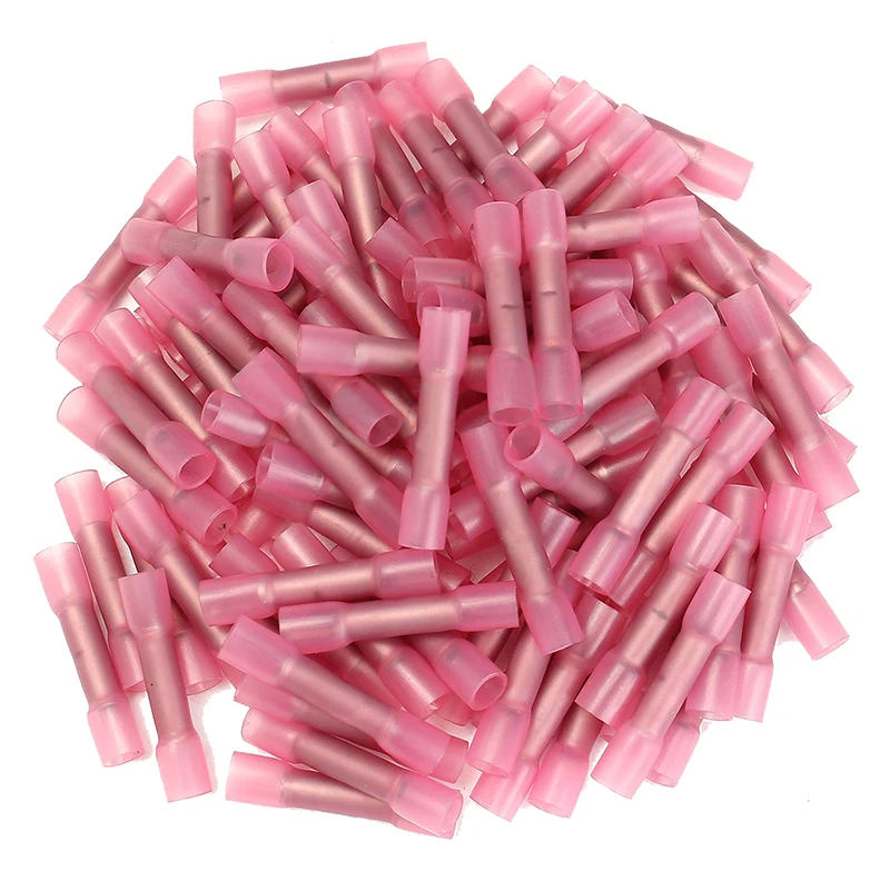 100Pcs Insulated Heat Shrink Butt Splice Terminal Cable Wire Connector 22-18AWG
100Pcs Insulated Heat Shrink Butt Splice Terminal Cable Wire Connector 22-18AWG