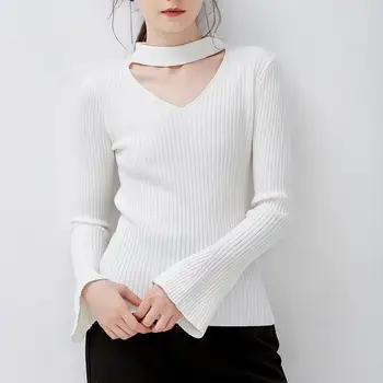 New 2019 Fall Winter Slim Turtleneck Sweater Office Lady Long Sleeve Hollow Out Pullover Solid Flare Sleeve Plus Size Sweater 
New 2019 Fall Winter Slim Turtleneck Sweater Office Lady Long Sleeve Hollow Out Pullover Solid Flare Sleeve Plus Size Sweater