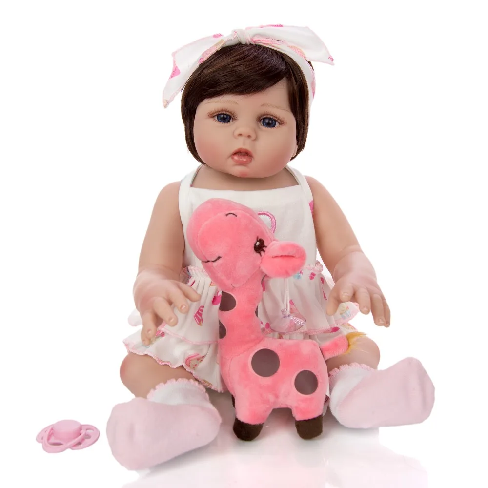 Кукла новорожденная силиконовая 19 дюймов 48 см | Игрушки и хобби