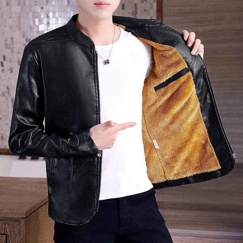 2019 Brand Men's Plus Velvet Leather Clothing Winter Collar Outdoor Business Casual Plus Thick Leather Jacket Large Size M-5XL
2019 Brand Men's Plus Velvet Leather Clothing Winter Collar Outdoor Business Casual Plus Thick Leather Jacket Large Size M-5XL