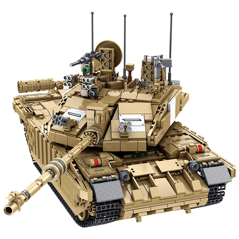 MEOA NEW 632008 Military WW2 Series 1687PCS Challenger II Main Battle Tank Set Building Blocks Assembly Military Bricks Toys Boy
MEOA NEW 632008 Military WW2 Series 1687PCS Challenger II Main Battle Tank Set Building Blocks Assembly Military Bricks Toys Boy