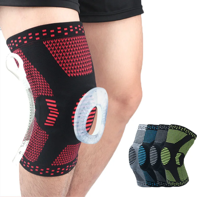 1 PC Sport Knee Pads Fitness Running Knee Support Protect 3D Weaving Knee Sleeves Spring Silicon Padded Protection Compression 
1 PC Sport Knee Pads Fitness Running Knee Support Protect 3D Weaving Knee Sleeves Spring Silicon Padded Protection Compression