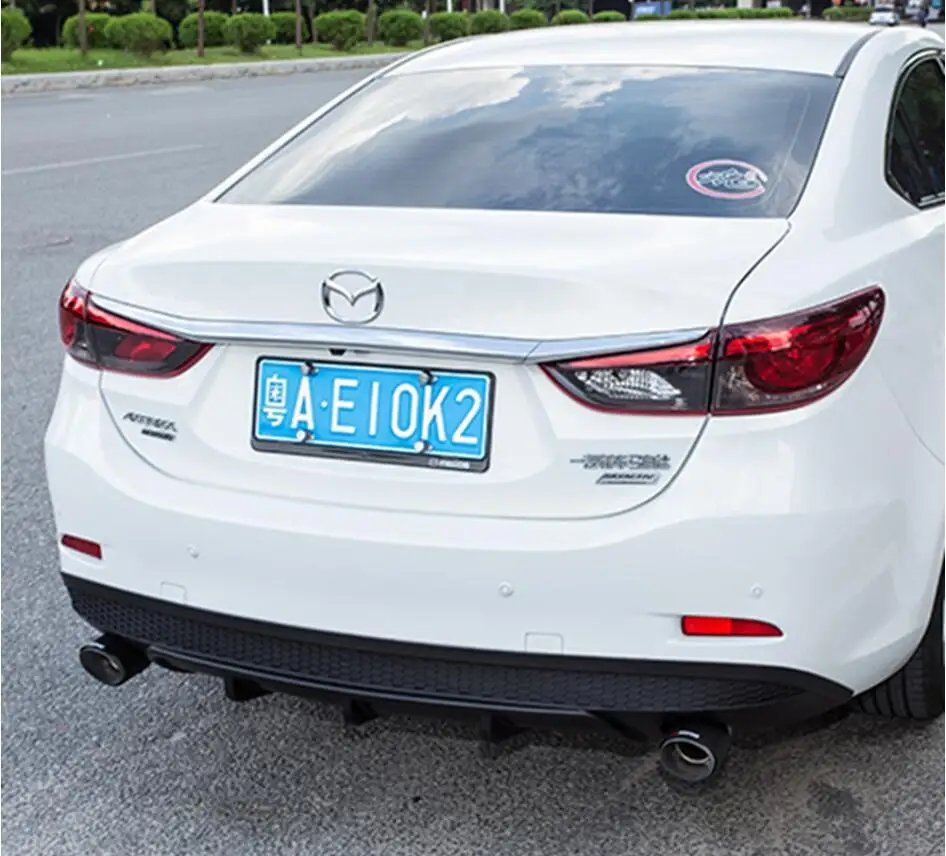 High quality ABS Car Rear Trunk Lip Diffuser Exhaust Bumper Protector Fits For Mazda 6 M6 Atenza 2014 2015 2016 2017
High quality ABS Car Rear Trunk Lip Diffuser Exhaust Bumper Protector Fits For Mazda 6 M6 Atenza 2014 2015 2016 2017