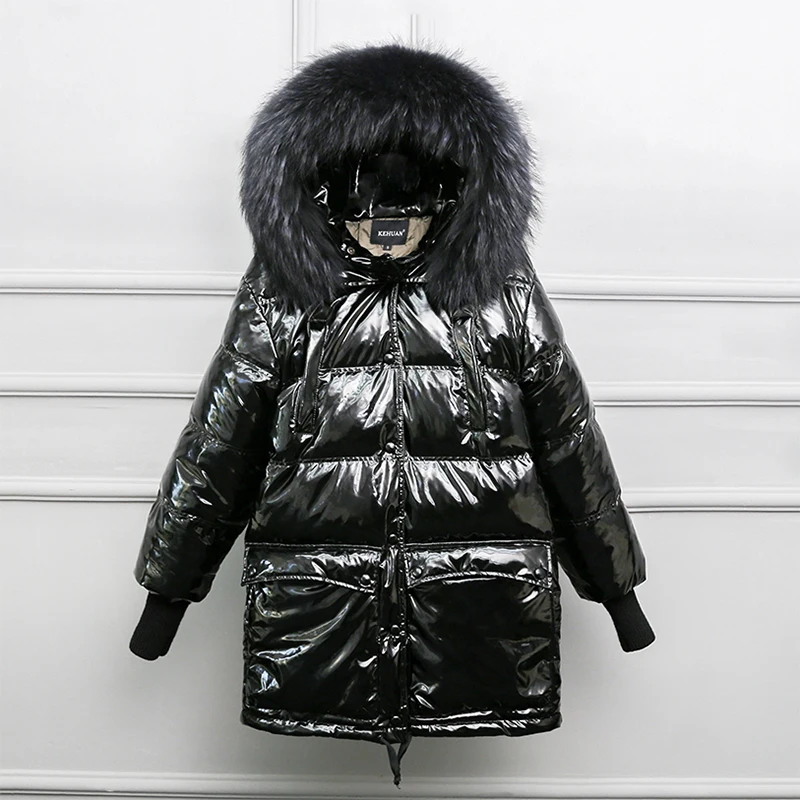 Large Real Raccon Fur Glossy Silver Women Winter Coat -30 Degree Korean Style Loose Thick Warm Windproof Female Down Jacket
Large Real Raccon Fur Glossy Silver Women Winter Coat -30 Degree Korean Style Loose Thick Warm Windproof Female Down Jacket