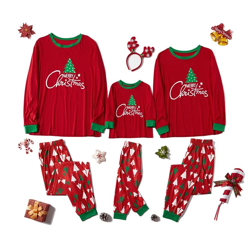 Christmas Family Set Pajamas Xmas Tree Pattern Parent-child Suit Adult Kids Boy Girls Mom Home Sleepwear New Family Outfits 2019
Christmas Family Set Pajamas Xmas Tree Pattern Parent-child Suit Adult Kids Boy Girls Mom Home Sleepwear New Family Outfits 2019
