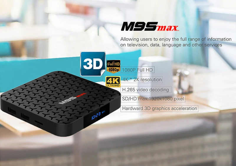 M9S MAX Android 7.1 TV Box Amlogic S905W Quad Core 2GB RAM 16GB ROM Media Player 2.4G Wifi 4K HD Smart Set Top Box pk X96 mini
M9S MAX Android 7.1 TV Box Amlogic S905W Quad Core 2GB RAM 16GB ROM Media Player 2.4G Wifi 4K HD Smart Set Top Box pk X96 mini