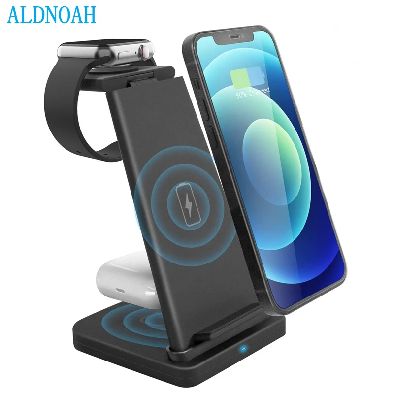 3 in 1 Wireless Charger Stand For iPhone 13 12 Mini Pro Max XS 8 Apple Watch 6 5 4 3 Fast Charging Dock Station For Airpods Pro
3 in 1 Wireless Charger Stand For iPhone 13 12 Mini Pro Max XS 8 Apple Watch 6 5 4 3 Fast Charging Dock Station For Airpods Pro