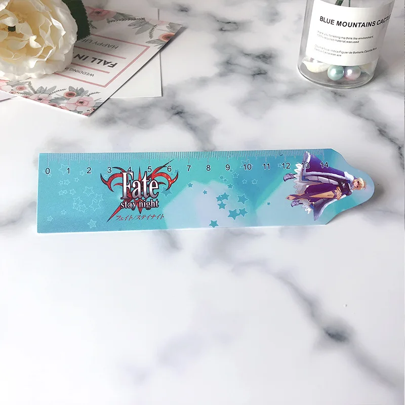 Anime Ruler Fate stay night Material Escolar Ruler Precision Measuring Tool Learning Student School Stationery
Anime Ruler Fate stay night Material Escolar Ruler Precision Measuring Tool Learning Student School Stationery