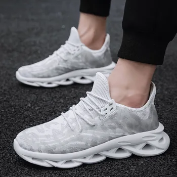 2020 Flying Woven Men's Running Shoes Luminous Men Shoes Breathable Non-slip Sports Men's Shoes Trendy Sneakers
2020 Flying Woven Men's Running Shoes Luminous Men Shoes Breathable Non-slip Sports Men's Shoes Trendy Sneakers