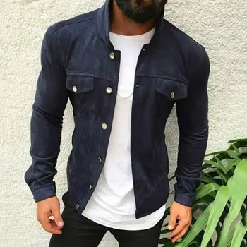 Youth Men Faux Suede Slim Multi-button Work Tool Pocket Jacket Winter Casual Overcoat 99% Good Quality PLUS SIZE
Youth Men Faux Suede Slim Multi-button Work Tool Pocket Jacket Winter Casual Overcoat 99% Good Quality PLUS SIZE