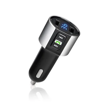 FM Transmitter Aux Bluetooth Modulator Kit Audio MP3 Player With 3.4A Fast Charging Dual USB Car Charger for Phones
FM Transmitter Aux Bluetooth Modulator Kit Audio MP3 Player With 3.4A Fast Charging Dual USB Car Charger for Phones