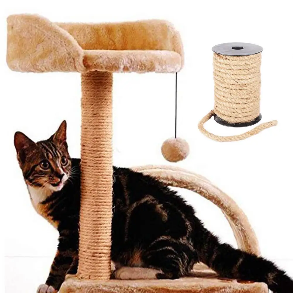 Cat Natural Sisal Rope for Scratching Post Tree Replacement Hemp Rope for Repairing Recovering or DIY Scratcher
Cat Natural Sisal Rope for Scratching Post Tree Replacement Hemp Rope for Repairing Recovering or DIY Scratcher