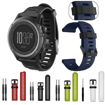 Colorful 26mm Outdoor Sport Silicone Wrist Strap Replacement Bracelet Watchband for Garmin Fenix 5X/5X Plus/6X/6X Pro/3/3HR
Colorful 26mm Outdoor Sport Silicone Wrist Strap Replacement Bracelet Watchband for Garmin Fenix 5X/5X Plus/6X/6X Pro/3/3HR