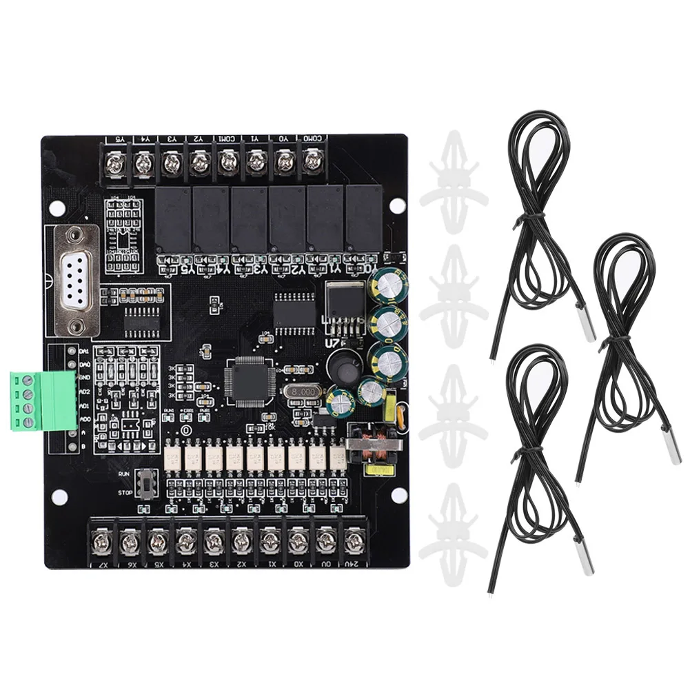 Industrial Control Board PLC Programmable Controller Module with Temperature Probe FX1N-14MR-3N
Industrial Control Board PLC Programmable Controller Module with Temperature Probe FX1N-14MR-3N