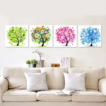 Home Cross-Stitching Golden Cloth Needlework Cross Stitch Sets For Embroidery Kit Four Season Tree Cotton Thread Home Counted
Home Cross-Stitching Golden Cloth Needlework Cross Stitch Sets For Embroidery Kit Four Season Tree Cotton Thread Home Counted