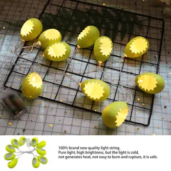 New LED Broken Egg Light String Fresh Battery Powered String night Lamp for Easter Parties Decoration
New LED Broken Egg Light String Fresh Battery Powered String night Lamp for Easter Parties Decoration