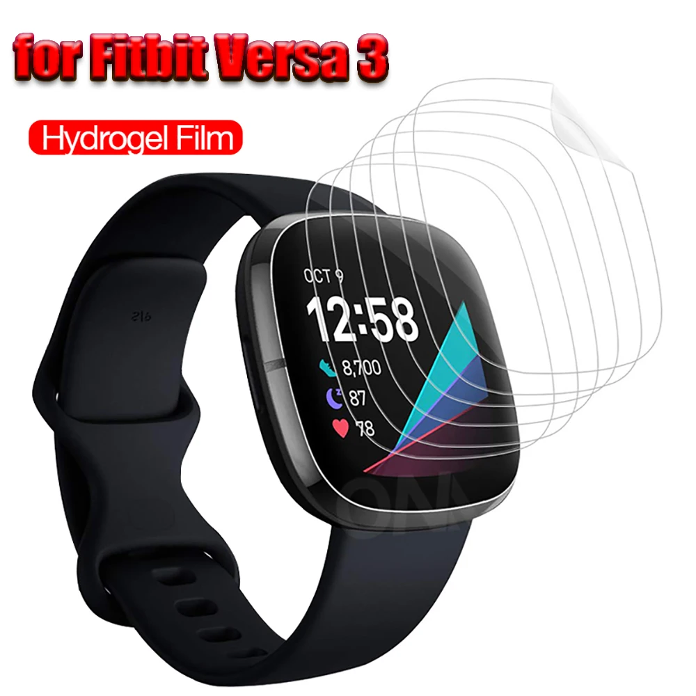 Soft film Screen Protector for Fitbit Versa 3 Full Coverage HD Protective Film for Fitbit Watch Versa3 1/3/5 pcs Sticky Easily
Soft film Screen Protector for Fitbit Versa 3 Full Coverage HD Protective Film for Fitbit Watch Versa3 1/3/5 pcs Sticky Easily