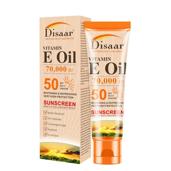 Disaar Vitamin E Sunscreen Full Body Facial sunblock Skin Moisturizing Vitamin E sun screen spf 50 brightening body lotion care
Disaar Vitamin E Sunscreen Full Body Facial sunblock Skin Moisturizing Vitamin E sun screen spf 50 brightening body lotion care