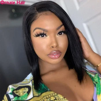 Brazilian Straight Short Bob Wig Lace Front Wigs 13*4 Lace Front Human Hair Wigs for Black Women 150% Denisty Closure Wig 
Brazilian Straight Short Bob Wig Lace Front Wigs 13*4 Lace Front Human Hair Wigs for Black Women 150% Denisty Closure Wig