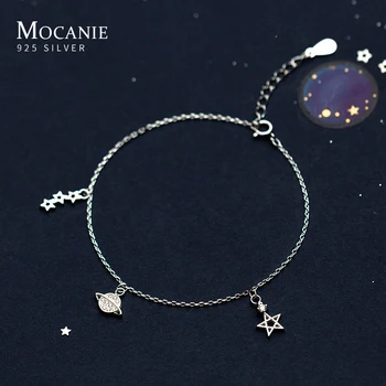 Mocanie Shiny CZ Stars Moon Planet Charm Bracelet for Women Fashion 925 Sterling Silver Starry Sky Bangle Fine Jewelry 2020 New
Mocanie Shiny CZ Stars Moon Planet Charm Bracelet for Women Fashion 925 Sterling Silver Starry Sky Bangle Fine Jewelry 2020 New