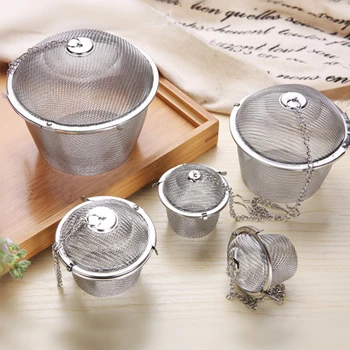 1pcs Stainless Steel Tea Infuser Sphere Locking Spice Tea Ball Strainer Mesh Infuser Tea Filter Strainers Kitchen Tools
1pcs Stainless Steel Tea Infuser Sphere Locking Spice Tea Ball Strainer Mesh Infuser Tea Filter Strainers Kitchen Tools